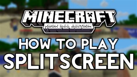 It would actually be much easier to have the second set of inputs running off a low. . How to split screen on minecraft xbox